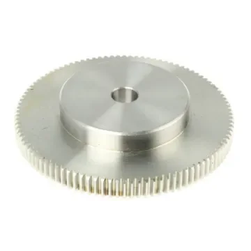 RS PRO Stainless Steel 100 Teeth Spur Gear, 1 Module, 12mm Bore Diam, 100mm Pitch Diam, 60mm Hub Diam - 5216806 product image
