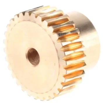 RS PRO Bronze 0.8 Module Worm Wheel Gear 30 Tooth18mm Hub Dia., 24.16mm Pitch Dia. 18mm Face - 5216840 product image