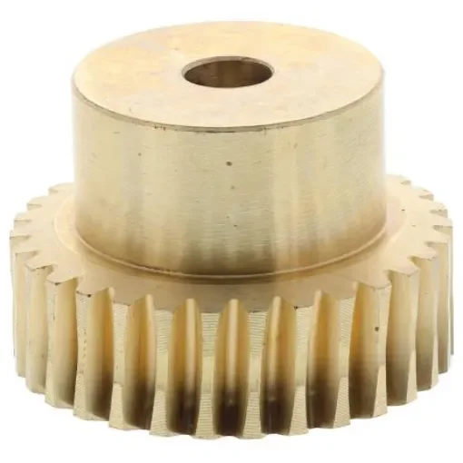 RS PRO Bronze 0.8 Module Worm Wheel Gear 30 Tooth18mm Hub Dia., 24.04mm Pitch Dia. 18mm Face - 5216856 product image