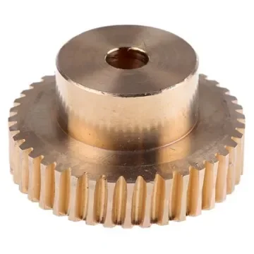 RS PRO Bronze 0.8 Module Worm Wheel Gear 40 Tooth20mm Hub Dia., 32.05mm Pitch Dia. 18mm Face - 5216878 product image