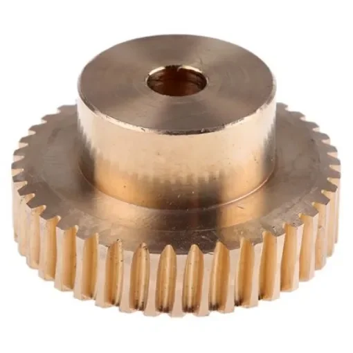 RS PRO Bronze 0.8 Module Worm Wheel Gear 40 Tooth20mm Hub Dia., 32.05mm Pitch Dia. 18mm Face - 5216878 product image