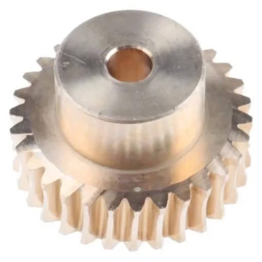 RS PRO Bronze 1 Module Worm Wheel Gear 30 Tooth20mm Hub Dia., 30mm Pitch Dia. 16.5mm Face - 5216957 product image
