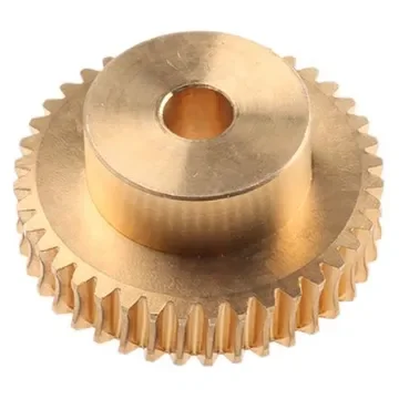 RS PRO Bronze 1 Module Worm Wheel Gear 40 Tooth26mm Hub Dia., 40mm Pitch Dia. 16.5mm Face - 5216963 product image