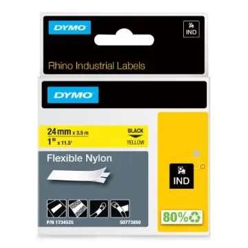 Dymo on Yellow Label Printer Tape - 1734525 product image