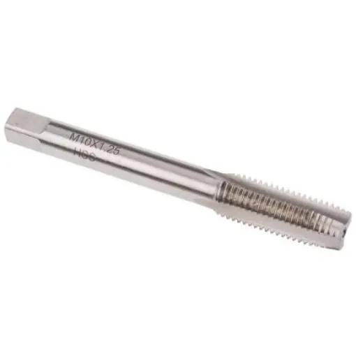 RS PRO Threading Tap, M10 Thread, 1.25mm Pitch, Metric Fine Standard - 5227581 product image