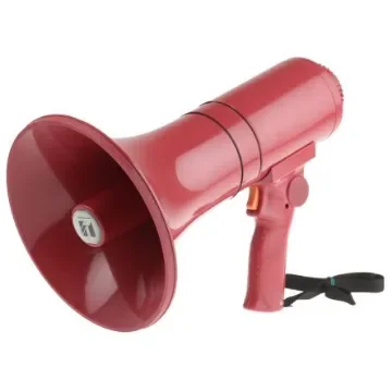 TOA ER1215S Red 15 W Hand Grip Megaphone with Siren Alert product image