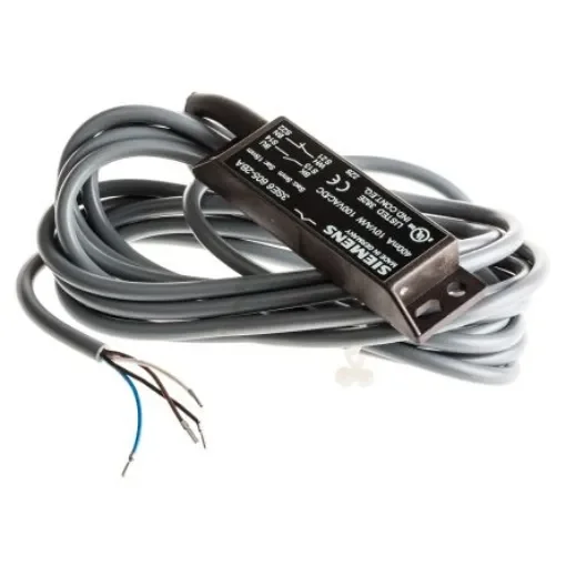 Siemens 3SE6 Series Magnetic Non-Contact Safety Switch, 100V ac, Plastic Housing, NO/NC, 3m Cable - 3SE6605-2BA product image