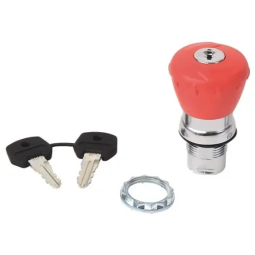 Allen Bradley 800FM Series, Key Release, Emergency Stop Push Button Head - 800FM-MK44 product image