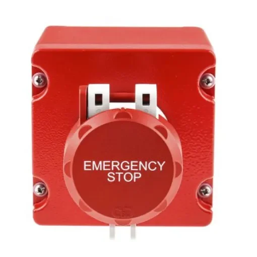 Craig & Derricott EMSH Series Pull Release Emergency Stop Push Button, Surface Mount, SPDT, IP65 - EMSH/P/F1/MR/CO product image