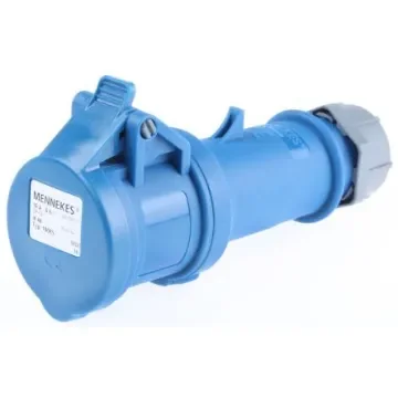 MENNEKES, ProTOP IP44 Blue Cable Mount 3P Industrial Power Socket, Rated At 16A, 230 V - 180A product image