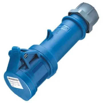 MENNEKES, ProTOP IP44 Blue Cable Mount 3P Industrial Power Socket, Rated At 32A, 230 V - 122 product image