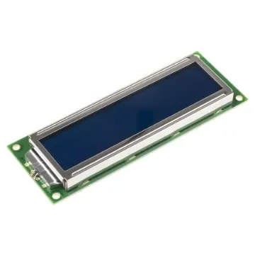 Displaytech 162F-CC-BC-3LP Alphanumeric LCD Display, White on Blue, 2 Rows by 16 Characters, Transflective product image