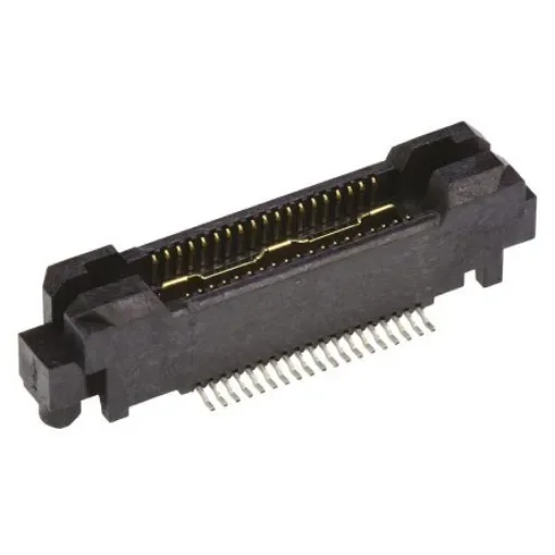 TE Connectivity MICTOR Series Straight Surface Mount PCB Header, 38 Contact(s), 0.64mm Pitch, 2 Row(s), Shrouded - 5767007-8 product image