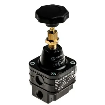 Norgren G 1/4 Pneumatic Regulator - 0.4bar to 10bar, 1/4in, 14bar max. input - 11-818-110 product image