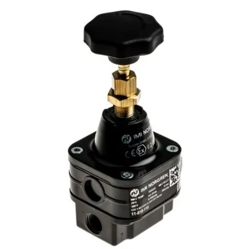Norgren G 1/4 Pneumatic Regulator - 0.4bar to 10bar, 1/4in, 14bar max. input - 11-818-110 product image