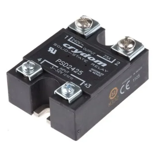 Sensata Crydom Solid State Relay, 25 A rms Load, Panel Mount, 280 V rms Load, 32 V Control - PSD2425 product image