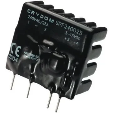 Sensata Crydom Solid State Relay, 25 A rms Load, PCB Mount, 280 V rms Load, 32 V Control - SPFE240D25 product image