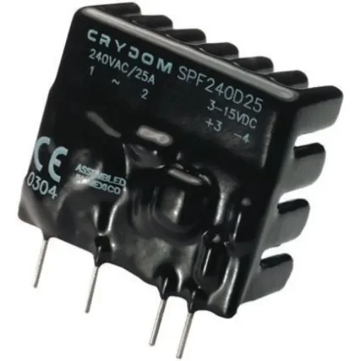 Sensata Crydom Solid State Relay, 25 A rms Load, PCB Mount, 280 V rms Load, 32 V Control - SPFE240D25 product image