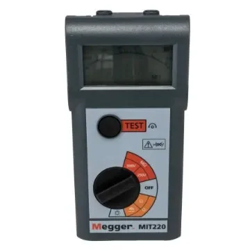 Megger MIT220 Insulation & Continuity Tester, 250V Min, 500V dc Max, 999MO Max, CAT III 300V - MIT220-EN product image