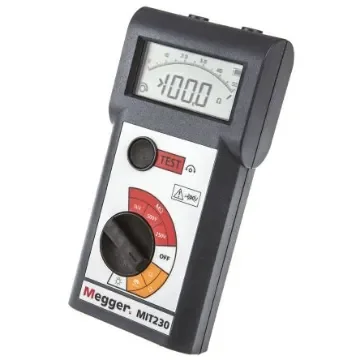 Megger MIT230 Insulation & Continuity Tester, 250V Min, 1000V dc Max, 999MO Max, CAT III 300V - MIT230-EN product image