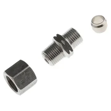 Legris LF3000 Series Straight Threaded Adaptor, NPT 1/8 Male to Push In 6 mm, Threaded-to-Tube Connection Style - 1805 06 11 product image