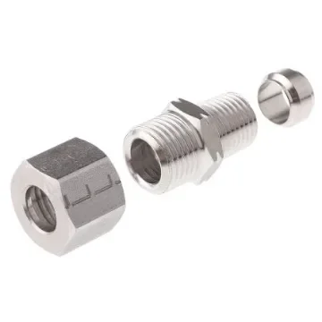 Legris LF3000 Series Straight Threaded Adaptor, NPT 1/4 Male to Push In 10 mm, Threaded-to-Tube Connection Style - 1805 10 14 product image
