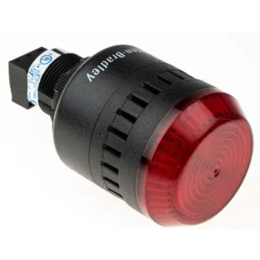 Allen Bradley 855PC Series Red Sounder Beacon, 24 V ac/dc, IP65, Panel Mount, 98dB at 1 Metre - 855PC-B24ME422 product image