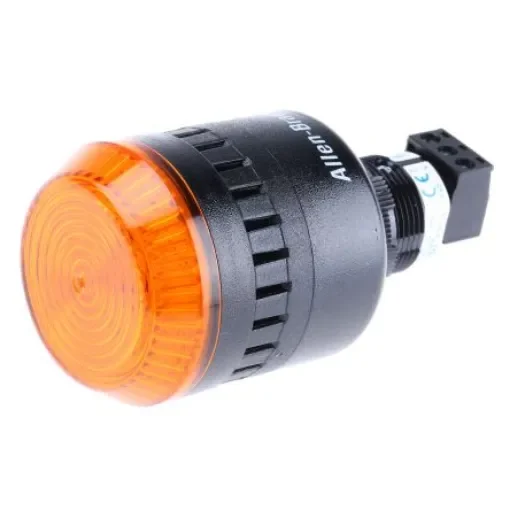 Allen Bradley 855PC Series Amber Sounder Beacon, 24 V ac/dc, Panel Mount, 98dB at 1 Metre - 855PC-B24ME522 product image