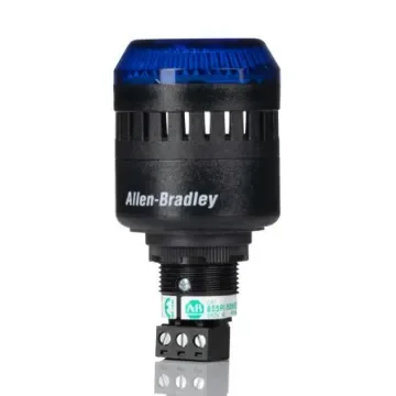 Allen Bradley 855PC Series Blue Sounder Beacon, 240 V ac, Panel Mount, 98dB at 1 Metre - 855PC-B20ME622 product image