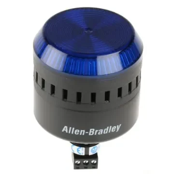Allen Bradley 855PC Series Blue Sounder Beacon, 24 V ac/dc, Panel Mount, 103dB at 1 Metre - 855PC-B24LE622 product image