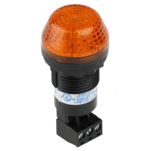 Allen Bradley 855P Series Amber Multiple Effect Beacon, 24 V ac/dc, Panel Mount, LED Bulb - 855PB-B24SE522 product image