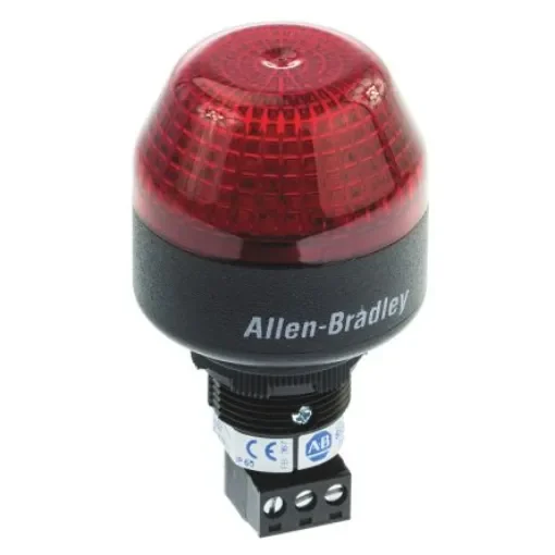 Allen Bradley 855P Series Red Multiple Effect Beacon, 24 V ac/dc, Panel Mount, LED Bulb - 855PB-B24ME422 product image