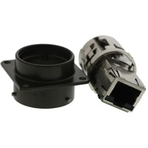 Amphenol Socapex RJF Series Female RJ45 Connector, Panel Mount, Cat5e Straight 1 Port 8 -Way - RJF21G product image