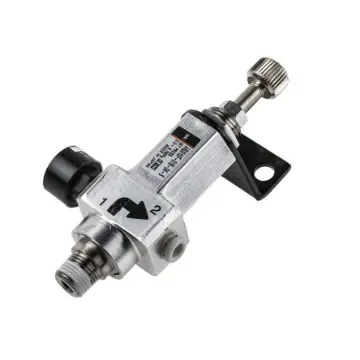 SMC M5 x 0.8, R 1/8 Pneumatic Regulator - 0.2MPa to 0.7MPa, 1/8 in, M5 x 0.8, 0.8MPa max. input - ARJ310F-01BG-04-S product image