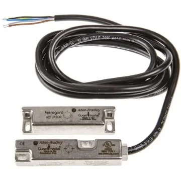 Allen Bradley Guardmaster 440N Series Magnetic Non-Contact Safety Switch, 250V ac, Stainless Steel Housing, NC, 2m Cable - 440N-G02154 product image
