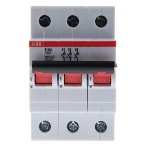 ABB, Pro M MCCB 1P 100A, DIN Rail Mount - 2CDE283001R0100  E203/100R product image
