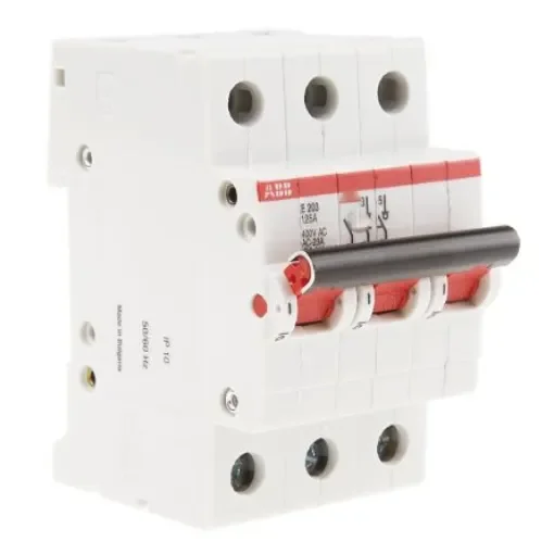ABB, Pro M MCCB 3P 125A, Breaking Capacity 6 kA, DIN Rail Mount - 2CDE283001R0125  E203/125R product image