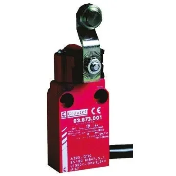 Crouzet Lever Limit Switch, NO/NC, IP66, IP67, Metal Housing, 30V ac Max, 100mA Max - 83873301 product image