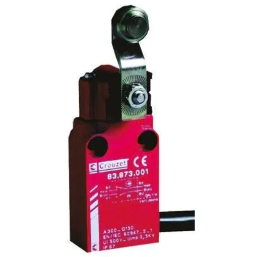 Crouzet Lever Limit Switch, NO/NC, IP66, IP67, Metal Housing, 30V ac Max, 100mA Max - 83873301 product image