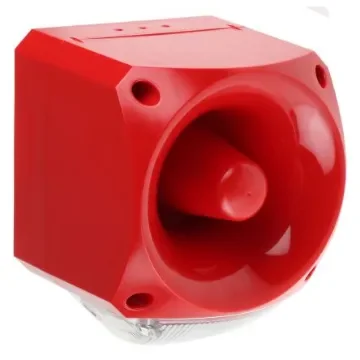 Klaxon Nexus Series Clear Sounder Beacon, 110 V ac, 230 V ac, Wall Mount, 105dB at 1 Metre - PNC-0019 product image