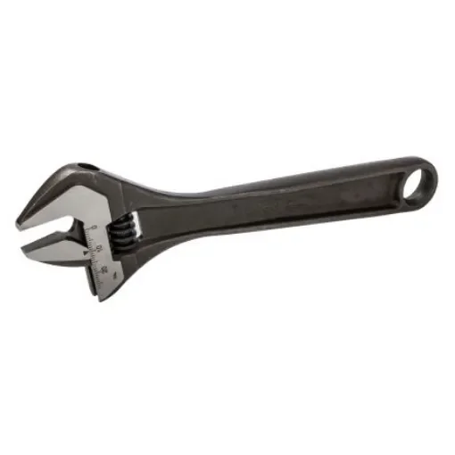 Bahco Adjustable Spanner, 205 mm Overall, 27mm Jaw Capacity, Metal Handle - 8071 IP product image