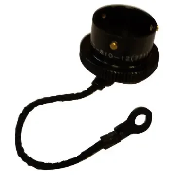 Amphenol Limited 62GB MIL-DTL-26482 Socket Dust Cap, Shell Size 16, with Zinc Cobalt Finish, Aluminium - BZLC-810-16(771) product image