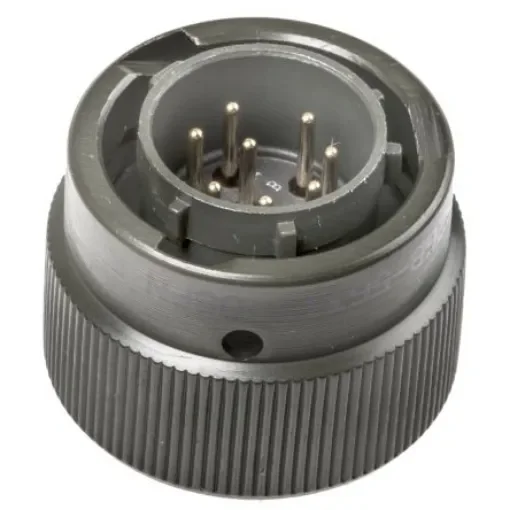 Amphenol Limited, 62GB 8 Way Cable Mount MIL Spec Circular Connector PlugOlive, Pin Contacts,Shell Size 12, Bayonet - 62GB-56T12-08PN product image