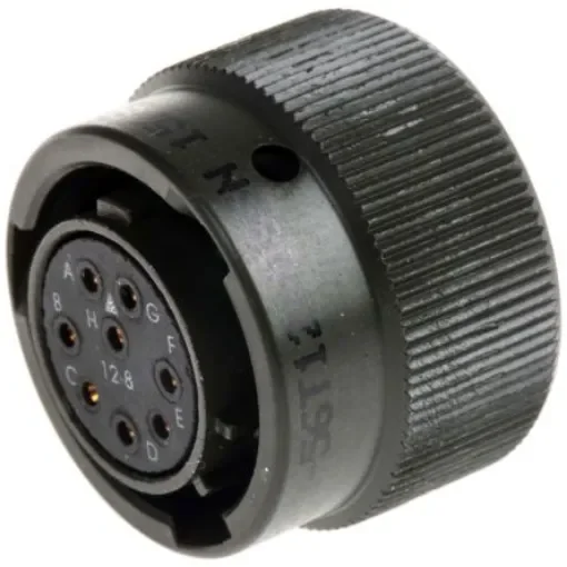 Amphenol Limited, 62GB 8 Way Cable Mount MIL Spec Circular Connector PlugOlive, Socket Contacts,Shell Size 12, Bayonet - 62GB-56T12-08SN product image