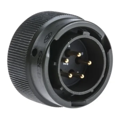 Amphenol Limited, 62GB 5 Way Cable Mount MIL Spec Circular Connector PlugOlive, Pin Contacts,Shell Size 14, Bayonet - 62GB-56T14-05PN product image