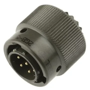 Amphenol Limited, 62GB 7 Way Cable Mount MIL Spec Circular Connector PlugOlive, Pin Contacts,Shell Size 10, Bayonet - 62GB-56T10-07PN product image