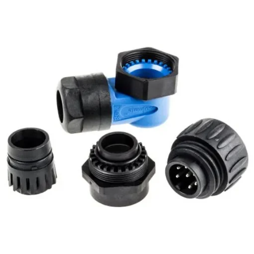 Amphenol Industrial Circular Connector, 6 + PE Contacts, Cable Mount, Plug, Male, IP67, Ecomate M Series - C01630K00610010 product image