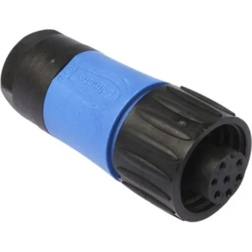 Amphenol Industrial Circular Connector, 6 + PE Contacts, Cable Mount, Socket, Female, IP67, Ecomate M Series - C01630D00610010 product image