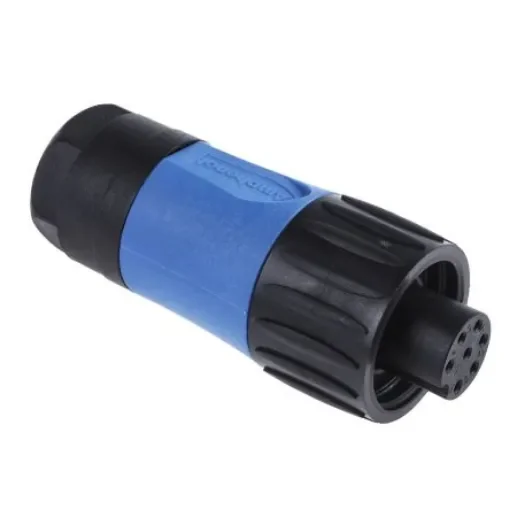 Amphenol Industrial Circular Connector, 6 + PE Contacts, Cable Mount, Socket, Female, IP67, Ecomate M Series - C01630D00611010 product image