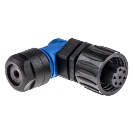 Amphenol Industrial Circular Connector, 6 + PE Contacts, Cable Mount, Plug, Female, IP67, Ecomate M Series - C01610F00600010 product image